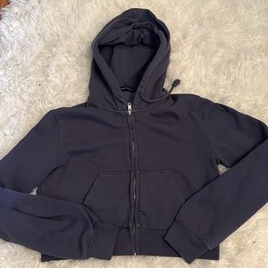 Brandy Melville Crop Zip-up